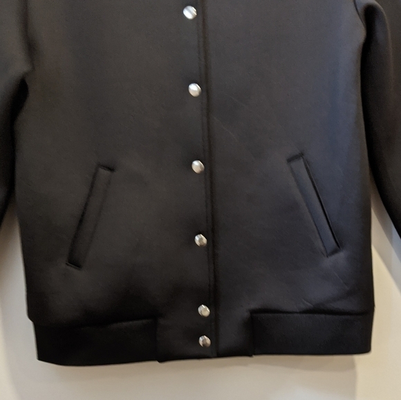 FOREVER 21 men’s black bomber jacket small - Picture 3 of 9